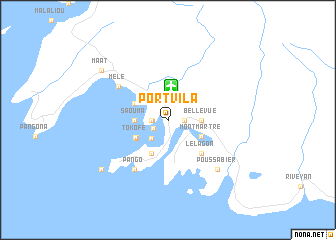 map of Port-Vila