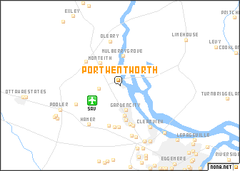 map of Port Wentworth