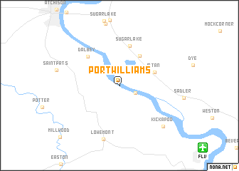 map of Port Williams