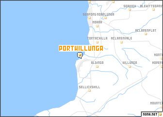 map of Port Willunga