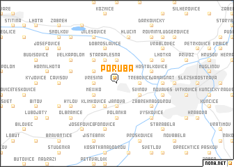 map of Poruba