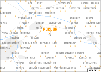 map of Poruba