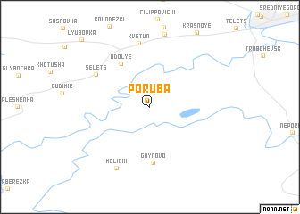 map of Poruba