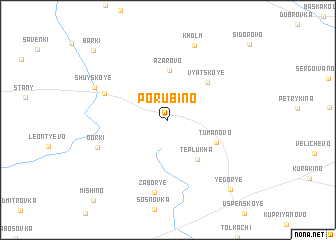 map of Porubino
