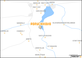 map of Poruchikovo