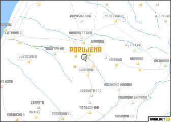 map of Porújema