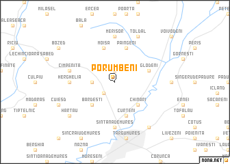 map of Porumbeni