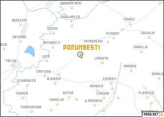 map of Porumbeşti