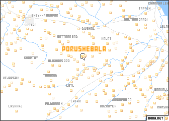 map of Porūsh-e Bālā