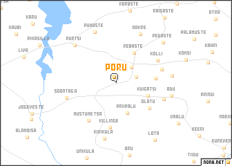 map of Põru