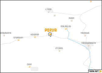 map of Porva