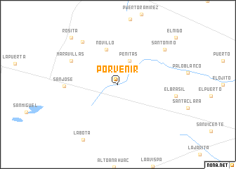 map of Porvenir