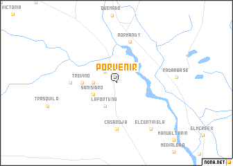 map of Porvenir