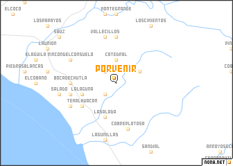 map of Porvenir