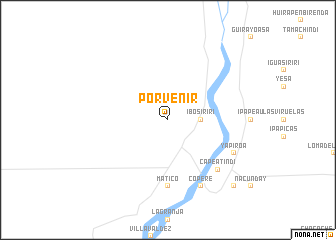 map of Porvenir