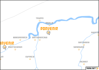 map of Porvenir