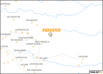 map of Porvenir