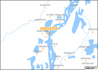 map of Porvenir