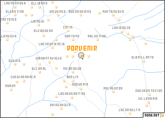 map of Porvenir