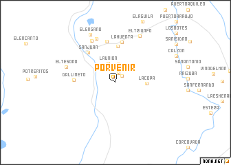 map of Porvenir