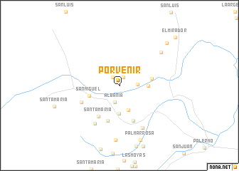 map of Porvenir