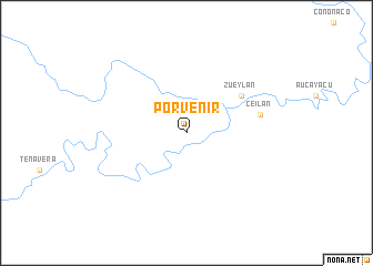 map of Porvenir
