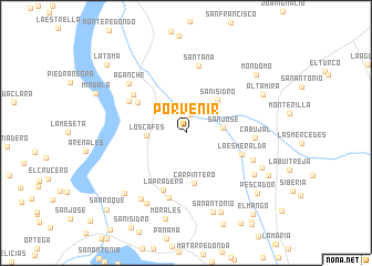 map of Porvenir