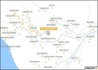 map of Porvenir