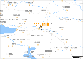 map of Porvenir