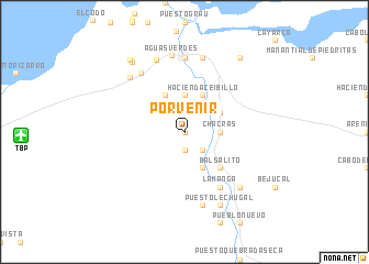 map of Porvenir