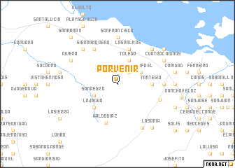 map of Porvenir