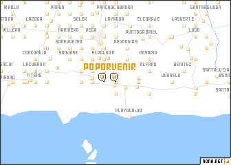 map of Porvenir