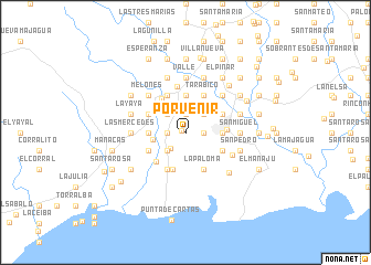 map of Porvenir