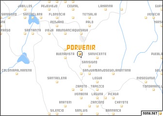 map of Porvenir