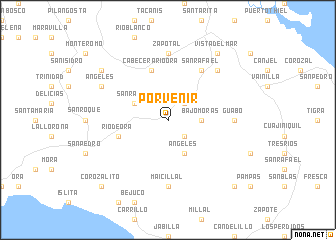 map of Porvenir