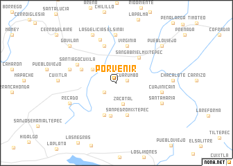 map of Porvenir