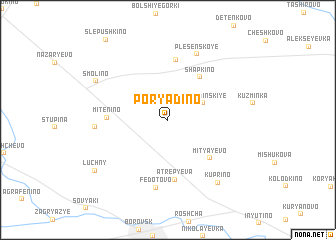map of Poryadino