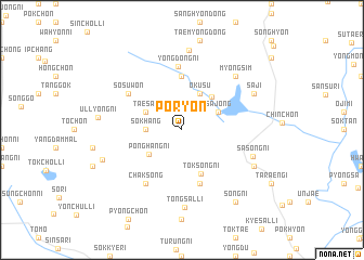 map of Poryŏn