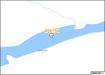 map of Porysh