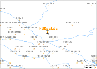 map of Porzecze