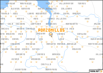 map of Porzomillos