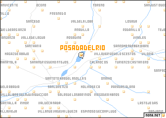 map of Posada del Río