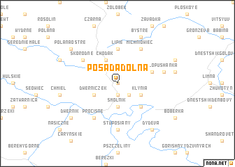 map of Posada Dolna