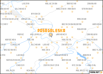 map of Posada Leska