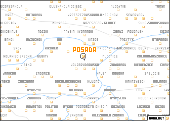 map of Posada