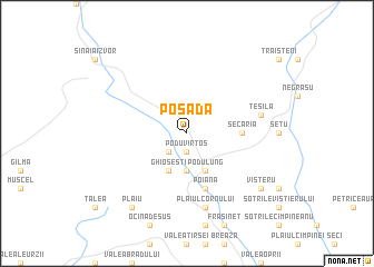 map of Posada