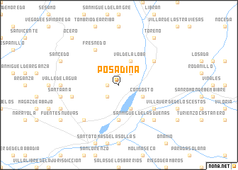 map of Posadina