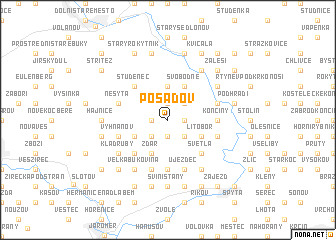 map of Posadov