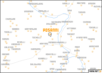 map of Posan-ni