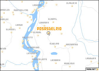 map of Posas del Río